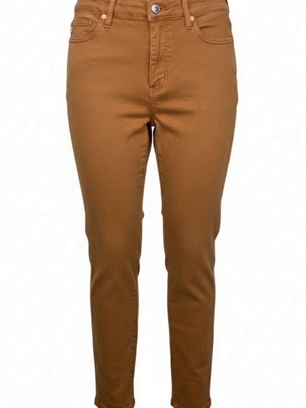 Judy Blue High-Rise Slim Fit Women's Jeans in Caramel Brown 7/28 - Picture 4 of 6
